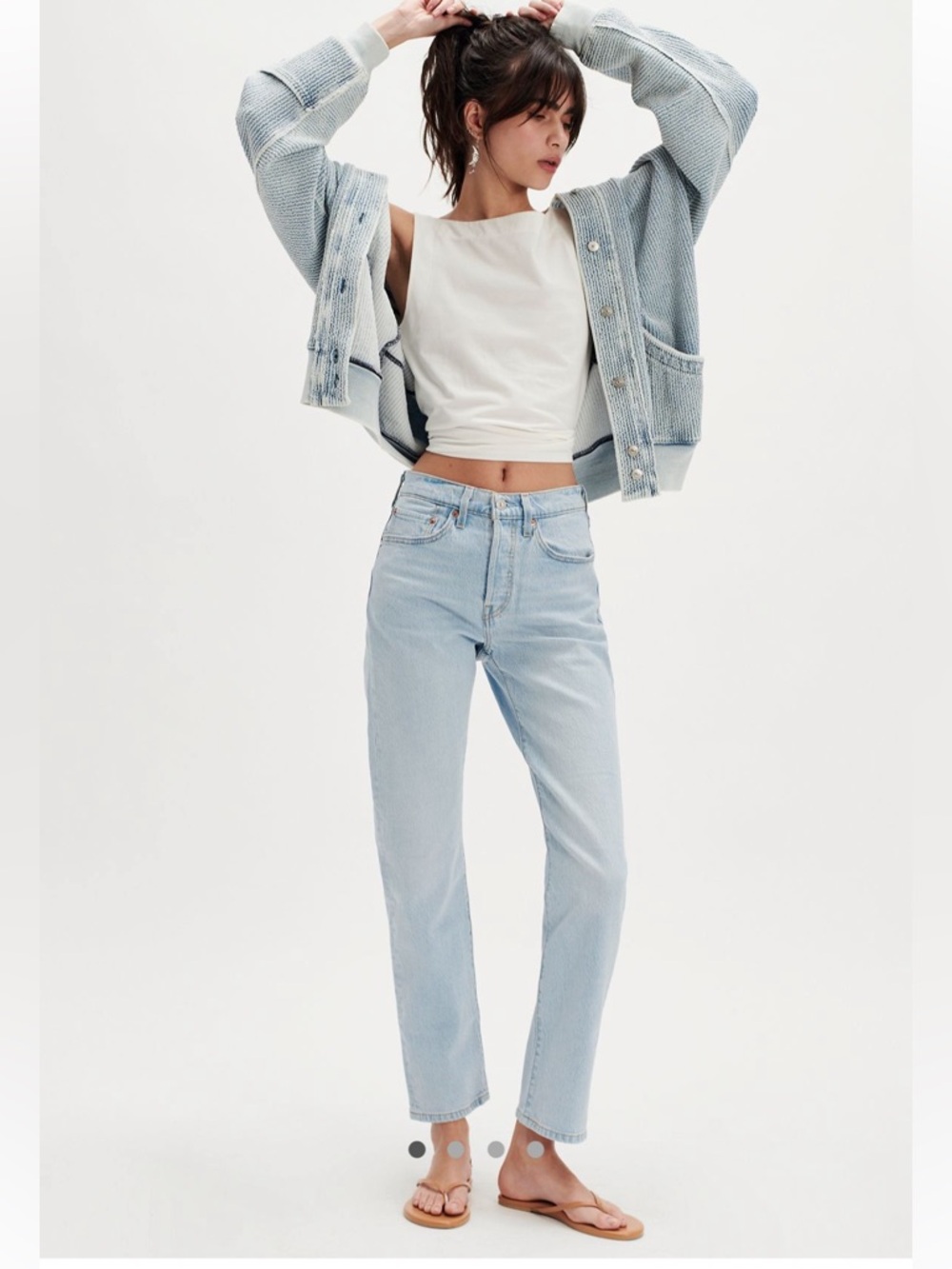 Levi's 501 original fit straight leg jeans